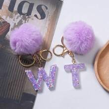 Breloc de machiaj pentru femei cu alfabet cu decor fluture Accesorii pentru geantă decorată în formă de litere Breloc de modă Breloc de modă Pandantiv Poșetă Portofel Accesorii pentru geanta pentru petreceri Nunți și dansuri Cadou fete pentru cocktail Cel mai bun cadou pentru femei 1buc A-Z Breloc cu pom pom cu literă inițială cu alfabet Paiete drăguț Breloc din rășină Rucsac Charm pandantiv pentru agățat mașină Femei Cadou de utilizare zilnică A-Z Breloc cu litere roz pentru femei Pandantiv cu pompon drăguț Breloc inițial Poșetă Suspensie Genți agățate Pompon de pluș