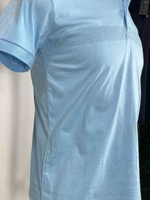 Men Polo Shirts - Màu xanh lam - Xem 2