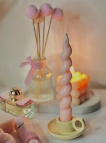 French Spiral Twisted Candle, Perfect For Home Decor,Room Decor,Gifts Birthday Graduation