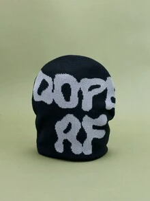 Unisex Thư Jacquard Mũ len dệt kim, Sản phẩm thiết yếu trượt ván Hip-Hop Streetstyle, Một kích thước phù hợp với tất cả - Nhiều màu - Xem 10