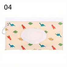 Travel-Friendly Refillable Wipes Case - Easy-Access Flip Cover, Durable & Stylish Design - Perfect For Outdoor Use & Bathroom Organization