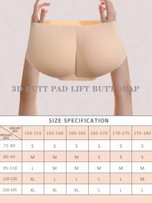 Sports Outdoor 1pc Multicolor Seamless Body Shaping Panties With Sponge Padded, Triangle Cut For Better Butt Lift Gym Accessories