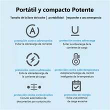 MOREKA Mini Banco De Energía Externo De Carga Rápida De 1200 Mah - Negro - Ver 8