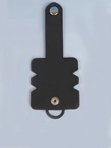 1pc Silicone Earphone Wire Organizer Winder Cable Holder Clip Cord Manager - Black - View 2