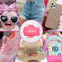Blinger Gemas Engrapadora De Brillos Para Cabello Bling - Rosa - Ver 9