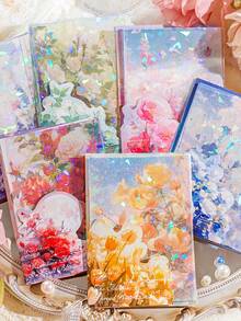 CANDY POETRY 32张/包 白色牛皮纸 梦到花境系列 INS高颜值梦幻日记DIY基础材料 - 彩色 - 查看 1