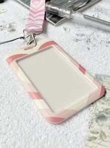 1 chiếc móc khóa trái tim dễ thương bằng polyester có giá đỡ bằng nhựa ABS dùng để đựng chìa khóa, dùng cho công việc, trường học, văn phòng, dùng để đựng chìa khóa, ví đựng điện thoại, phù hợp cho nam, nữ, chàng trai, thanh thiếu niên, giáo viên, tình nguyện viên, quà tặng ngày lễ tình nhân, giá đỡ huy hiệu, giá đỡ thẻ ngày lễ tình nhân, giá đỡ thẻ, ví đựng danh thiếp, giá đỡ thẻ tín dụng, dây đeo cổ cho giáo viên có giá đỡ ID, giá đỡ thẻ, dành cho phụ nữ, ví đựng thẻ dành cho phụ nữ - Hồng - Xem 10