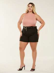 Plus Size Blouses - Màu hồng gỉ - Xem 6
