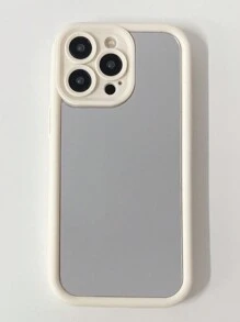 1 chiếc ốp lưng điện thoại tráng gương thiết kế lỗ chính xác, tương thích với iPhone 17/ 17 Pro/ 17 Pro Max/ Air - Galaxy S25 Ultra/S24 Ultra/S23 Ultra/S25 FE/S25 EDGE/A07/A17 - Tương thích với Infinix - Tương thích với Redmi, phiên bản quốc tế, không phải phiên bản nội địa. - trắng - Xem 4