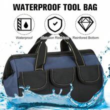 Multifunctional Tool Bags 1680D Waterproof Oxford Cloth Electrician Bag Wear Resistant Thickening Portable Tools Storage Bag Storage
