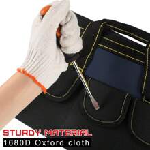 Multifunctional Tool Bags 1680D Waterproof Oxford Cloth Electrician Bag Wear Resistant Thickening Portable Tools Storage Bag Storage
