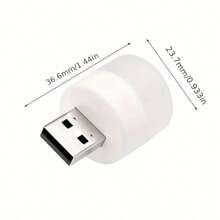 10Pcs Mini USB Night Light Warm White Eye Protection Book Reading Light USB Plug Computer Mobile Power Charging LED Night Lamp Christmas Gift Halloween Gift,Portable USB Night Light Student Eye Protection LED Light Laptop Power Bank Car Portable Light