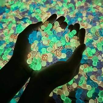 زينة سلحفاة صغيرة ضوء ليلي بتصميم محاكاة الأرضية الصغيرة مع إكسسوارات لامعة صنع يدويا ، قطعة ديكورية لجمع الأطفال وجوائز التذكار وهدايا زملاء المدرسة