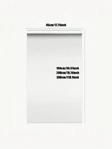 1 Roll Of Black Window Privacy Film, Protection From Prying Eyes Privacy Window Film, UV Protection 100% Blackout Window Film, Suitable For Indoor, Home, Office, Kitchen Window Film - White - View 10