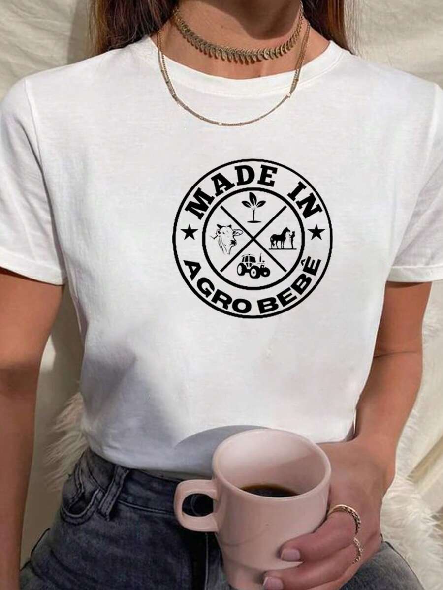 Women T-Shirts - 白色 - 查看 1