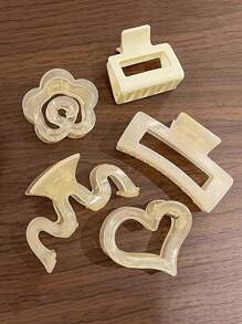 65件套发饰组合，包含发夹、发圈、发带、简易发卡、流行发饰，足够使用一年，适合情人节、上学、送礼、发带、头饰等场合。 - 彩色 - 查看 5