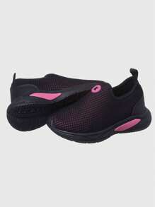 Kit 2 Pares Tenis Infantil Feminino Calce Facil Menina Preto Pink K Telinha e Casual Preto Kidstep - Preto - Visão 4