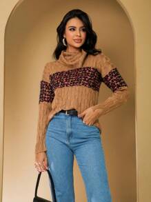 Women Knit Tops - Màu be mới - Xem 6