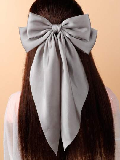 كليب شعر كبير مع فيونكة من الشيفون ، كليب فك شعر ليوم الحب، أظافر شعر ، أكسسوارات شعر