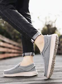 Men Summer Breathable Casual Canvas Loafers