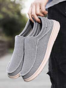 Men Summer Breathable Casual Canvas Loafers