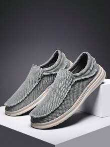Men Summer Breathable Casual Canvas Loafers