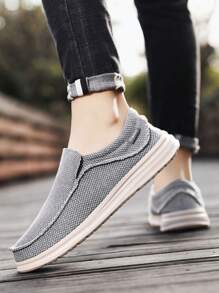 Men Summer Breathable Casual Canvas Loafers