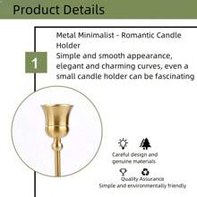 European-Style Iron Art Small Candlestick Set Of 3 For Dining Table, Western Candlelight Dinner, Wedding Decoration Candle Holder
