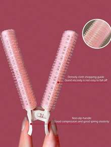 Bộ 2 kẹp tóc tạo kiểu tóc mái phồng chân tóc phụ kiện ống uốn tóc kẹp không để lại dấu vết cho trẻ em và người lớn - 2 cái/hộp - Xem 5