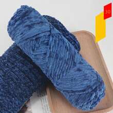 100g DIY Plush Yarn Soft Chenille Amigurumi Velvet Knitting Sewing DIY Material For Scarf/Sweater 100% Polyester Velvet Yarn Accessories Summer, School - Gold Velvet Thread - View 36