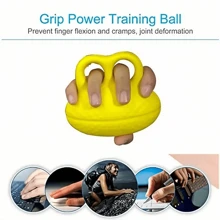 Palla da esercizio per le dita - Rafforza la presa della mano, allevia lo stress, migliora la forza delle dita - Accessori palestra antistress, Deportes, Gimnasio, Esercizi in casa
