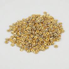 100-500 pezzi Rondelle Spacer perline in 16 colori per la creazione di gioielli con perle da 8 mm, spaziatori per braccialetti, perle focali per penne