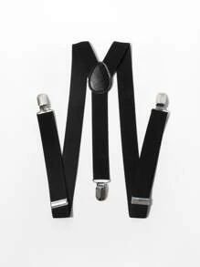 1 pieza Tirantes elásticos de estilo unisex de un solo color con espalda en Y, estilo colegial (opciones de color disponibles en la interfaz de tamaño) Halloween - Marrón - Ver 5