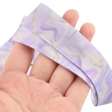One Colorful Marble Pattern Long Lanyard For Doctor, Nurse, Student, Teacher, Exhibition Staff ID Badge, Can Be Used As Exhibition, Gift Or Daily Accessory School