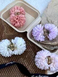 1 Pinza de pelo linda y vivaraz con flor de cactus simulada para mujeres, perfecta para atuendos diarios o como decoración para Halloween