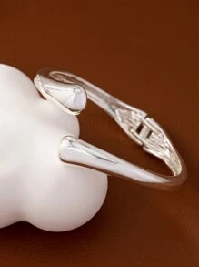 1pc Fashionable Personalized, European And American Style & Open Design Bangle For Women