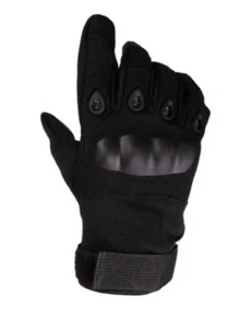 Men Sports Protective Tactical Gloves - Black - View 3