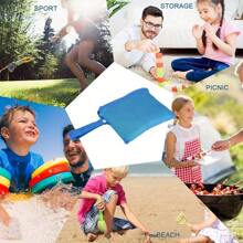Multi-Use Large Mesh Storage Bag - Ideal For Beach Toys, Picnic Gear, And Travel Essentials; Durable Polyurethane