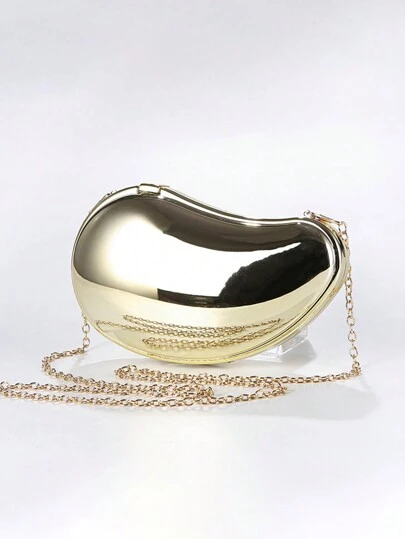 Casafun Elegante Borsa in acrilico a forma di mango per donne - Perfetta per matrimoni, feste e ballo di fine anno