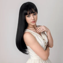 劉海假髮合成機織假髮