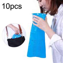 10pcs Disposable Vomit Bag Car Emergency Disposal Kit Motion Sickness Cleaning Bag Nausea Bag Portable Motion Sickness Bag,Kitchen,Bathroom,Home,Household Suppliers