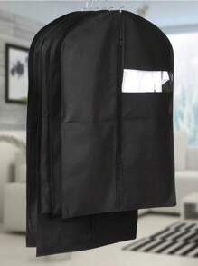 5 Pieces Set Suit Dust-Proof Bags With Window Hanging Garment Storage Bags For Shirts, Suits, Dresses, Coats Portable Clothing Protective Bag For Bedroom, Closet, Dormitory, Home Storage Decorations Decor Festival Decor Room Decor Home Decor Bed Room Decor Dress Pants Shoes Jeans Boots Skirt Bedroom, Organizer, Home Storage, White T Shirt Women, Black Pants Women, Ladies Winter Clothes, Dress, - Multicolor - View 10