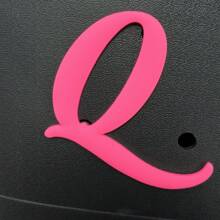 1pc Pink Letters For Beach Bag Decorative Charm Insert Bag Accessories Beach Bag Accessories For Women's Rubber Beach Handbag EVA Bag Personalized Handbag 3D Letters DIY Your Bag(LetterA-Z)  Beach Accessories Rubber Beach Bag