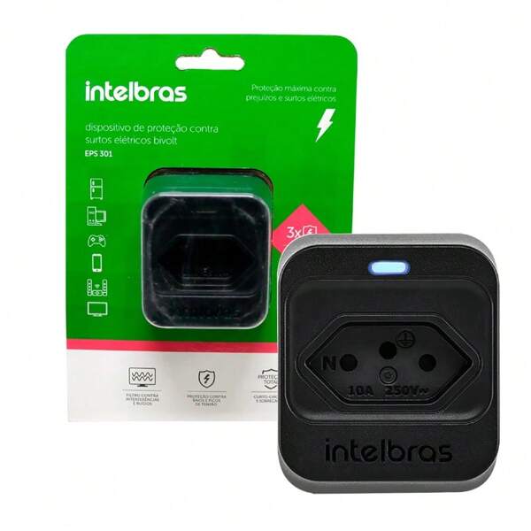 Dispositivo de Proteção Elétrica EPS 301 Preto Intelbras