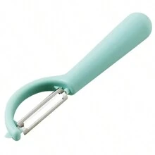 不銹鋼削皮器，萬用水果和蔬菜削皮器1入(顏色隨機)，蔬果工具，廚房用品，切割器，食品，沙拉，裝飾，存儲，派對，生日。 - 彩色 - 查看 4