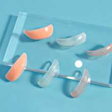 6pcs Reusable Silicone Eyelash Curler Pads, L-Shaped Eyelash Lift Shields, DIY Home Or Salon Eyelash Perming Tools - Multicolor - View 5