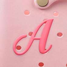 1pc Pink Letters For Beach Bag Decorative Charm Insert Bag Accessories Beach Bag Accessories For Women's Rubber Beach Handbag EVA Bag Personalized Handbag 3D Letters DIY Your Bag(LetterA-Z)  Beach Accessories Rubber Beach Bag