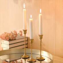 European-Style Iron Art Small Candlestick Set Of 3 For Dining Table, Western Candlelight Dinner, Wedding Decoration Candle Holder