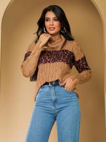 Women Knit Tops - Màu be mới - Xem 4