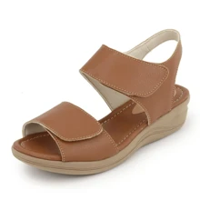 Women Platforms & Wedge Sandals - Camel - Ver 1